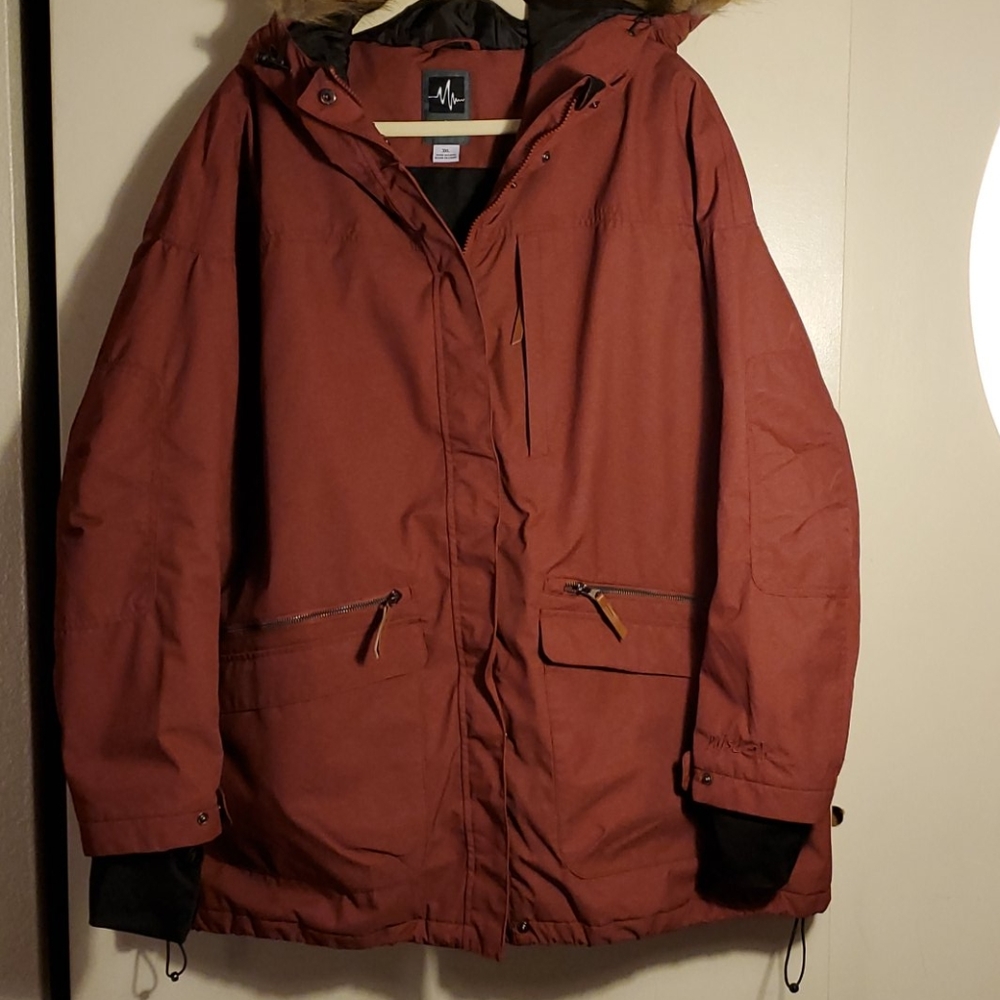 Pulse 3x Burgundy Winter Coat